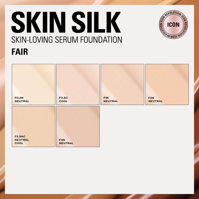 REVOLUTION Skin Silk Radiant Satin Serum Foundation - F3N-5057566792431-LR-361187-3-LR eShop