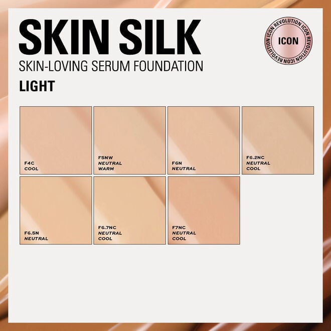 REVOLUTION Skin Silk Radiant Satin Serum Foundation - F4C-5057566792448-LR-361188-3-LR eShop