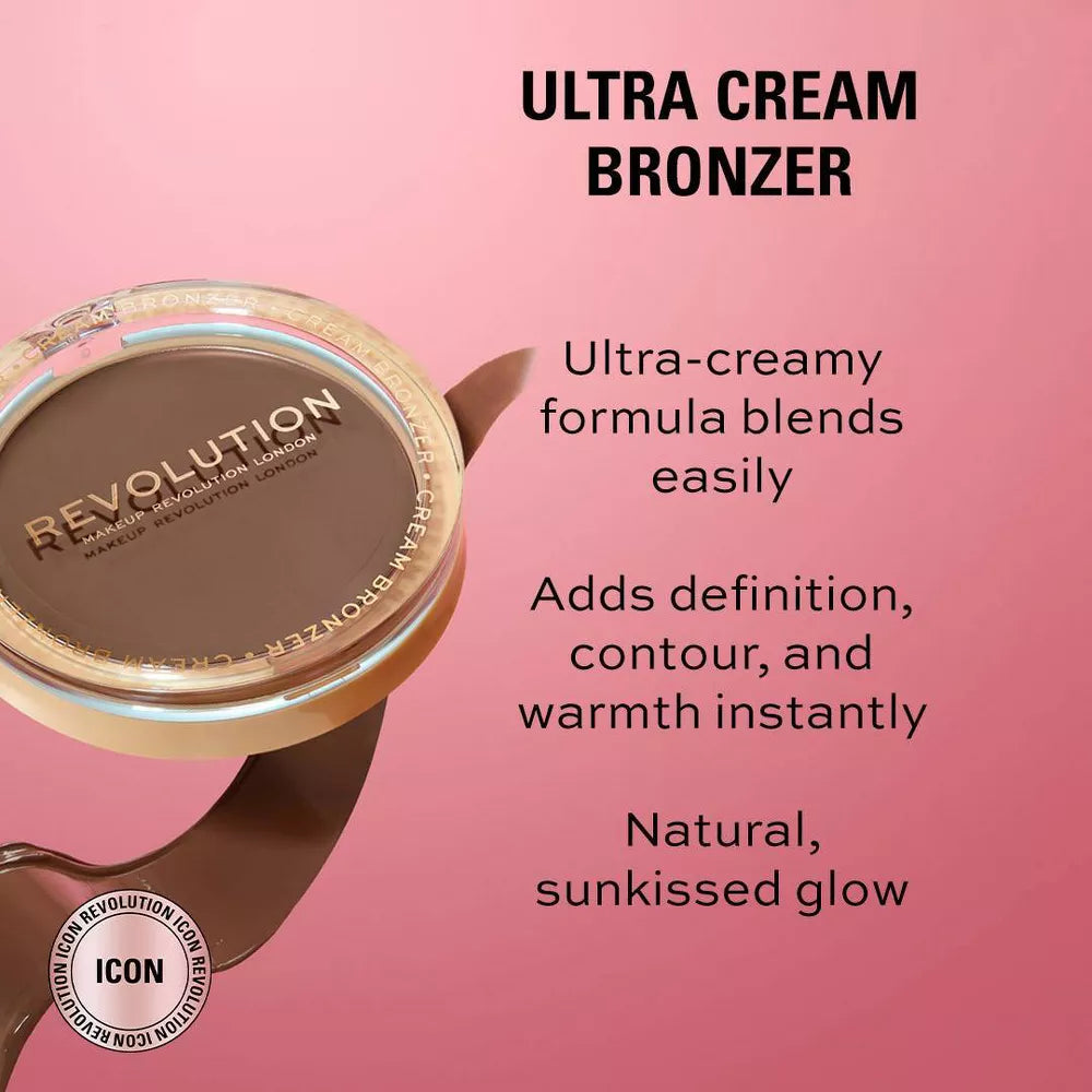 REVOLUTION Ultra Cream Bronzer - Medium - 0.24 oz-5057566556378-LR-361892-5-LR eShop