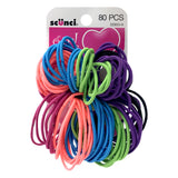 Scünci Girl No Damage Ponytail Elastics 2mm, 80 CT