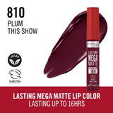 Rimmel London Lasting Mega Matte Liquid Lipstick - 810 Plum This Show-3616306163058-LR-356470-3-LR eShop