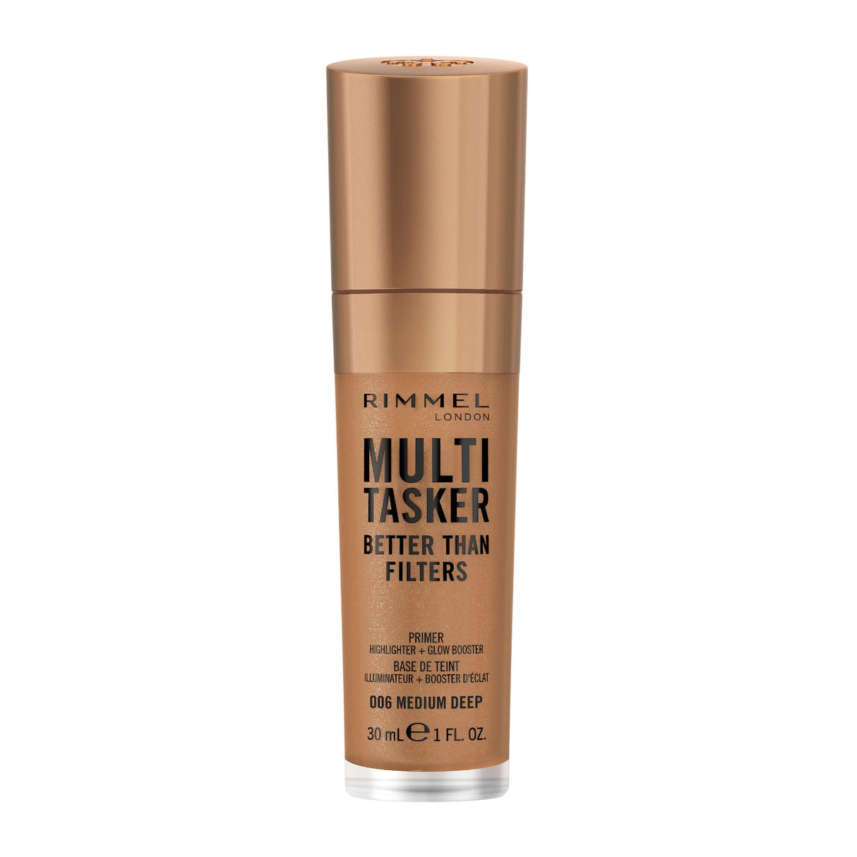 Rimmel London Multi Tasker Better Than Filters 3-in-1 Primer, Highlighter + Glow Booster - 006 Medium Deep-3616305400994-LR-356456-1-LR eShop