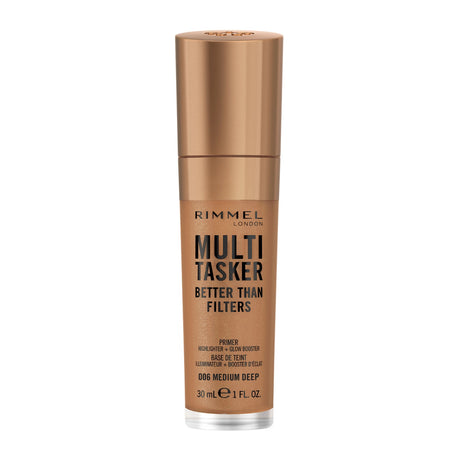 Rimmel London Multi Tasker Better Than Filters 3-in-1 Primer, Highlighter + Glow Booster - 006 Medium Deep-3616305400994-LR-356456-1-LR eShop
