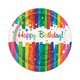 RNBOW RIBN BDAY 9" PLT 8CT-011179495658-LR-339951-1-LR eShop