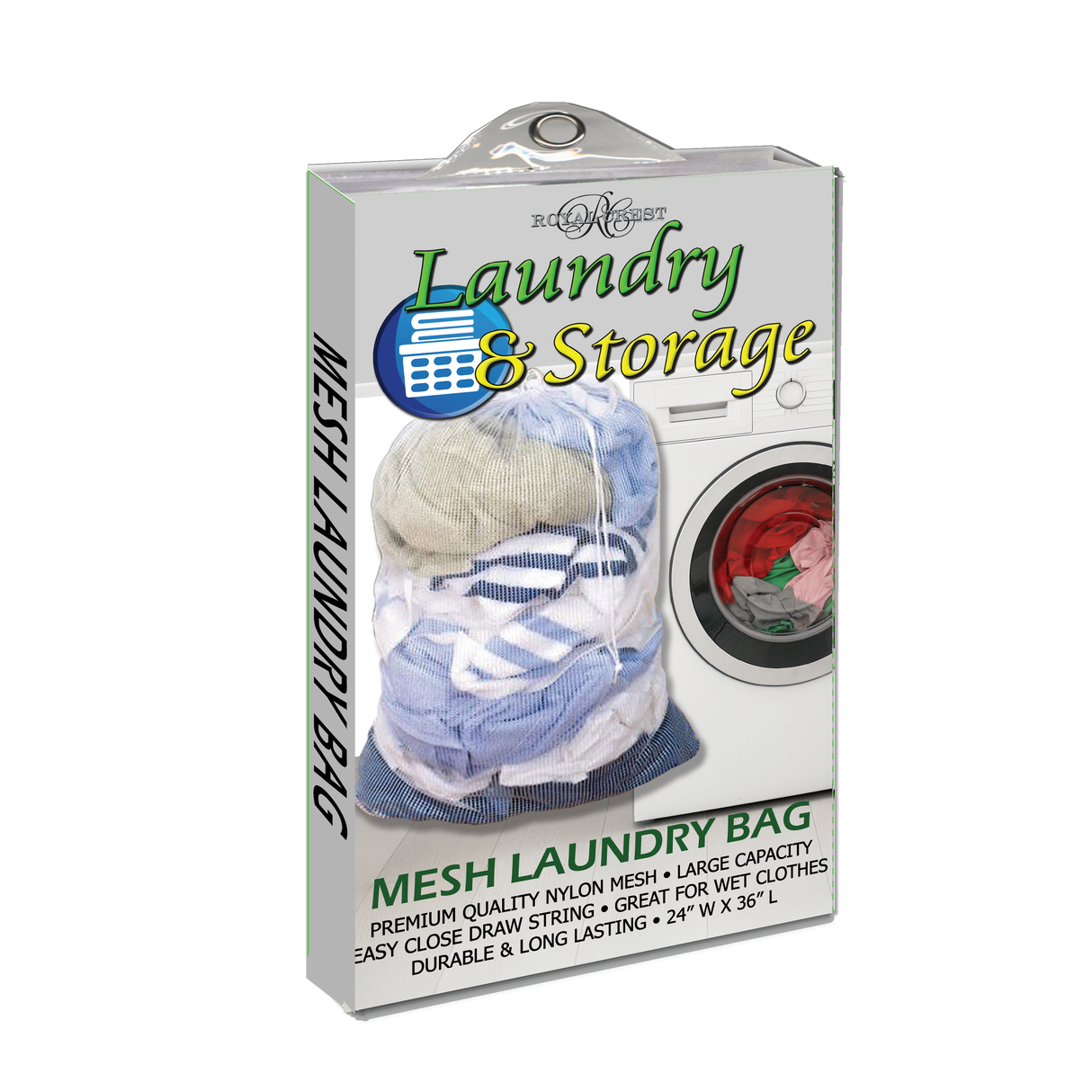 Royal Crest Mesh Laundry Bag, 36" x 24"-748209008150-LR-239467-1-LR eShop