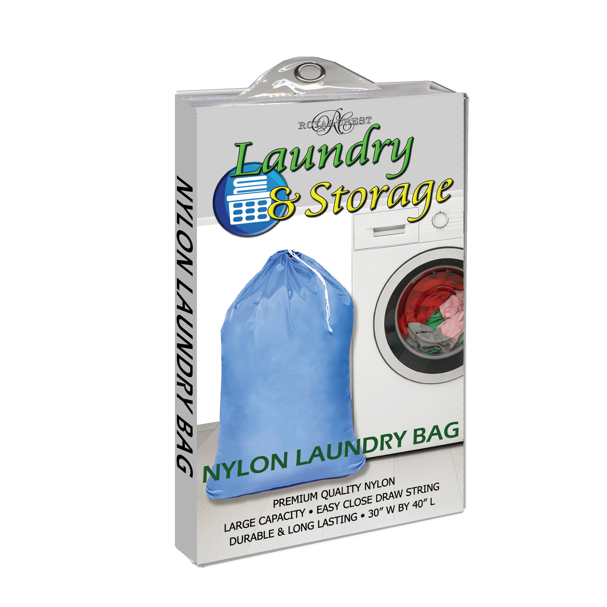 Royal Crest Nylon Laundry Bag, 30" x 40"-748209008167-LR-239469-1-LR eShop