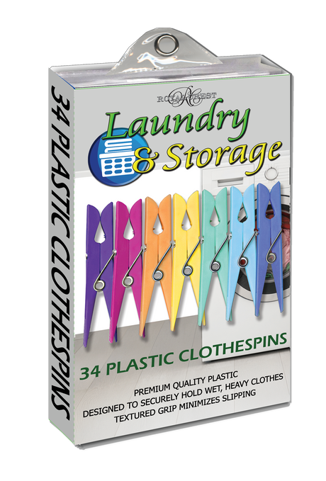 Royal Crest Plastic Clothespins, 34 count-748209008402-LR-352476-1-LR eShop