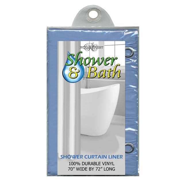 Royal Crest Shower Curtain Liner - Blue-748209010047-LR-230226-1-LR eShop