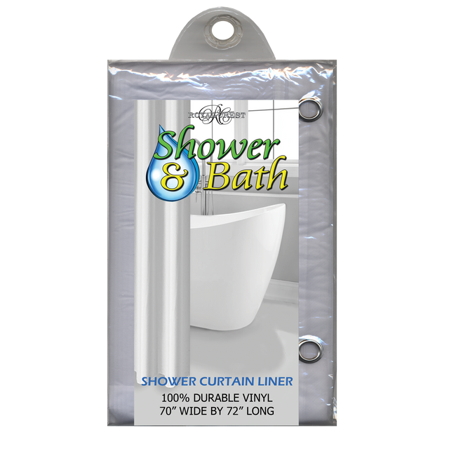Royal Crest Shower Curtain Liner - Clear-748209010054-LR-230225-1-LR eShop