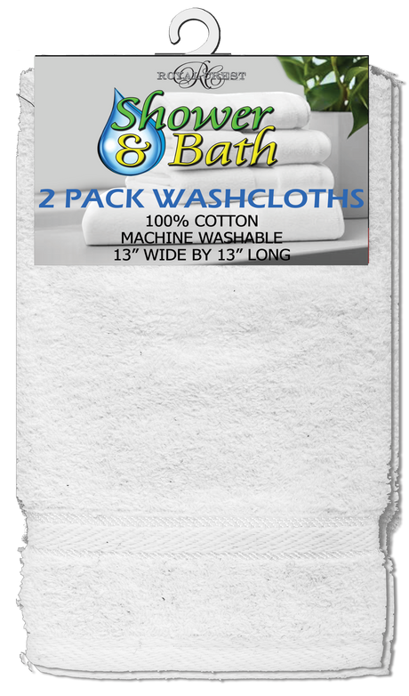 Royal Crest Wash Cloths - White, 2 count-748209686228-LR-319390-1-LR eShop
