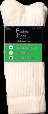 Russell Fashion Foot Men's Cotton Sport Crew Socks, 2 pairs-032742322157-LR-185893-1-LR eShop