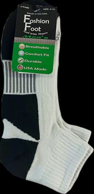 Russell Fashion Foot Men's Sport Fit Quarter Length Socks, 3 pairs-032742863261-LR-353871-1-LR eShop