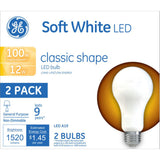 LED SW 12W-100W A19 2PK