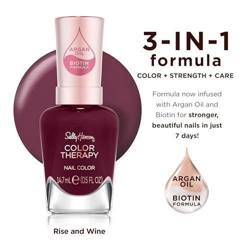 Sally Hansen Color Therapy Nail Polish - 371 Rise And Wine-3616305721044-LR-356393-4-LR eShop