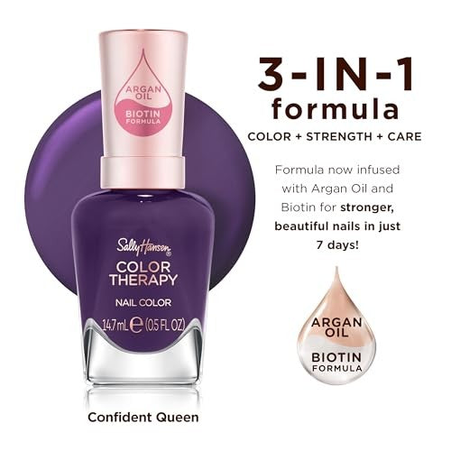 Sally Hansen Color Therapy Nail Polish - 400 Confident Queen-3616305721105-LR-356399-4-LR eShop