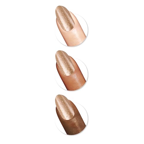 Sally Hansen Insta-Dri Nail Polish, Chrome Collection - 128 Lustrous Gold-3616306814868-LR-358409-3-LR eShop