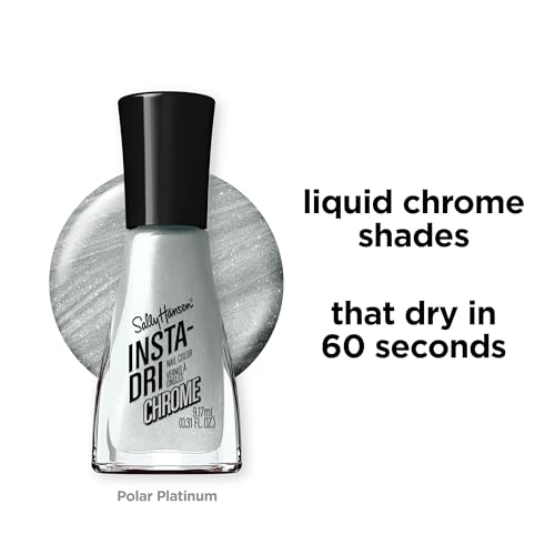 Sally Hansen Insta-Dri Nail Polish, Chrome Collection - Polar Platinum-3616306814899-LR-358412-4-LR eShop