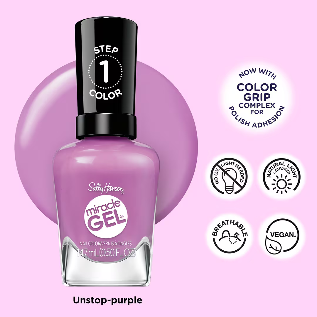 Sally Hansen Miracle Gel Nail Polish - 580 Unstop-purple-3616307194433-LR-360182-4-LR eShop