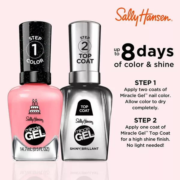 Sally Hansen Miracle Gel Nail Polish, One Gel of a Party Collection - Pink An Outfit-3616305141149-LR-351777-6-LR eShop