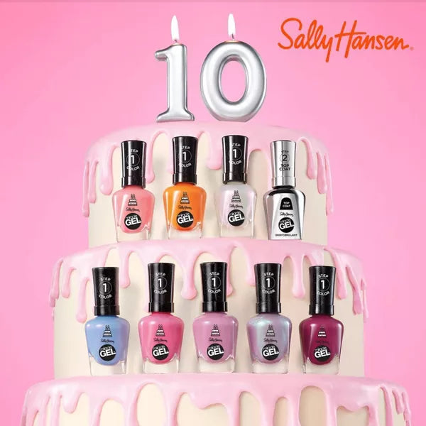 Sally Hansen Miracle Gel Nail Polish, One Gel of a Party Collection - Twinkle Whites-3616305141163-LR-351790-10-LR eShop