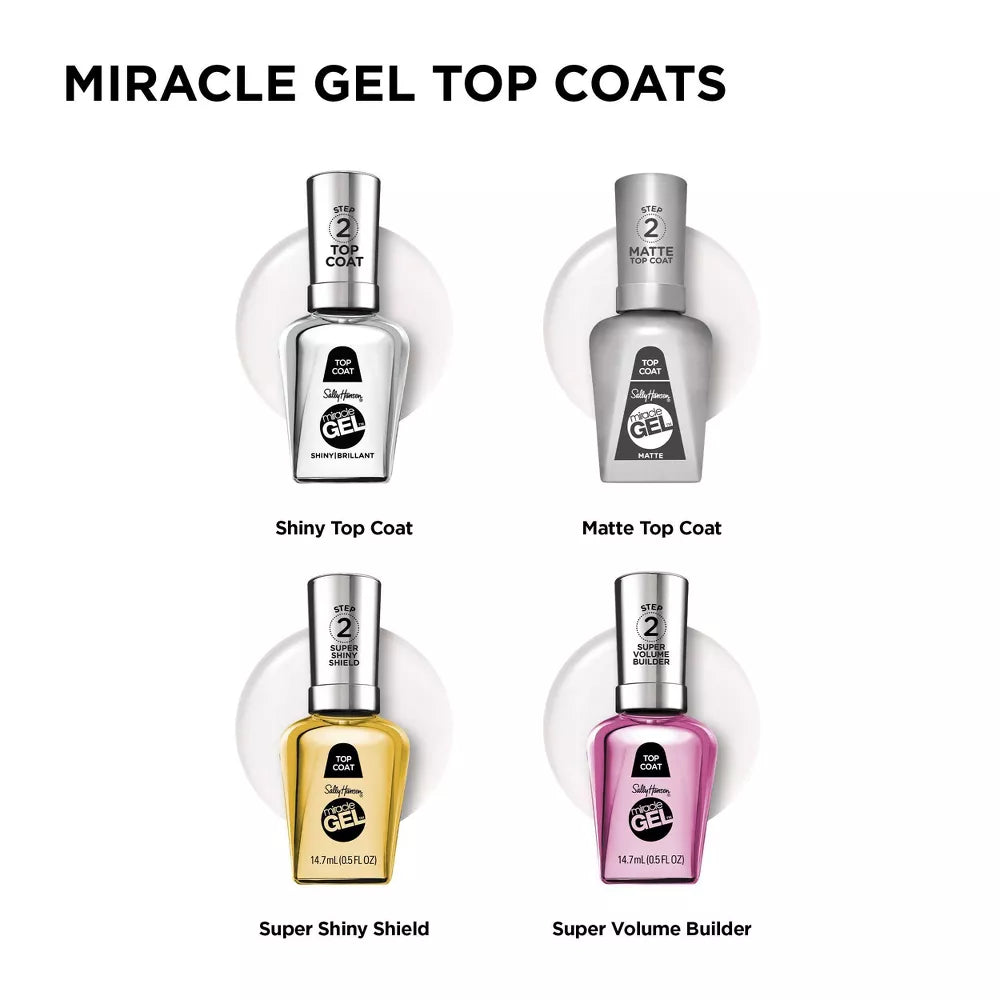 Sally Hansen Miracle Gel Nail Polish, Special Effects Top Coat - 115 SuperShiny Shield-3616307240468-LR-358415-6-LR eShop