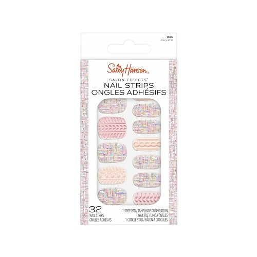 Sally Hansen Salon Effects Nail Strips Nail Polish - Cozy Knit, 32 count-3616305712561-LR-356204-1-LR eShop