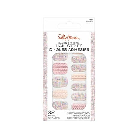 Sally Hansen Salon Effects Nail Strips Nail Polish - Cozy Knit, 32 count-3616305712561-LR-356204-1-LR eShop