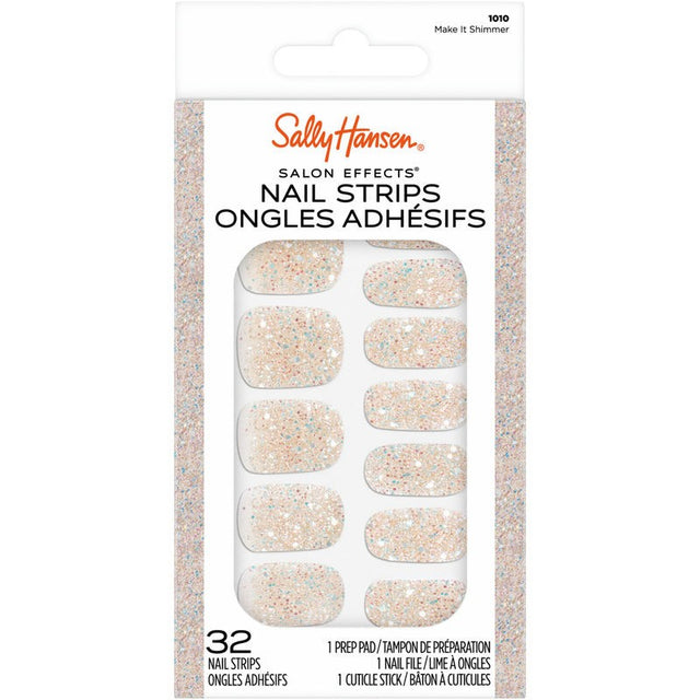 Sally Hansen Salon Effects Nail Strips Nail Polish - Make It Shimmer, 32 count-3616305712585-LR-356206-1-LR eShop