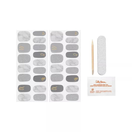Sally Hansen Salon Effects Nail Strips Nail Polish - Marble-ous Slate, 32 count-3616305712622-LR-356212-2-LR eShop