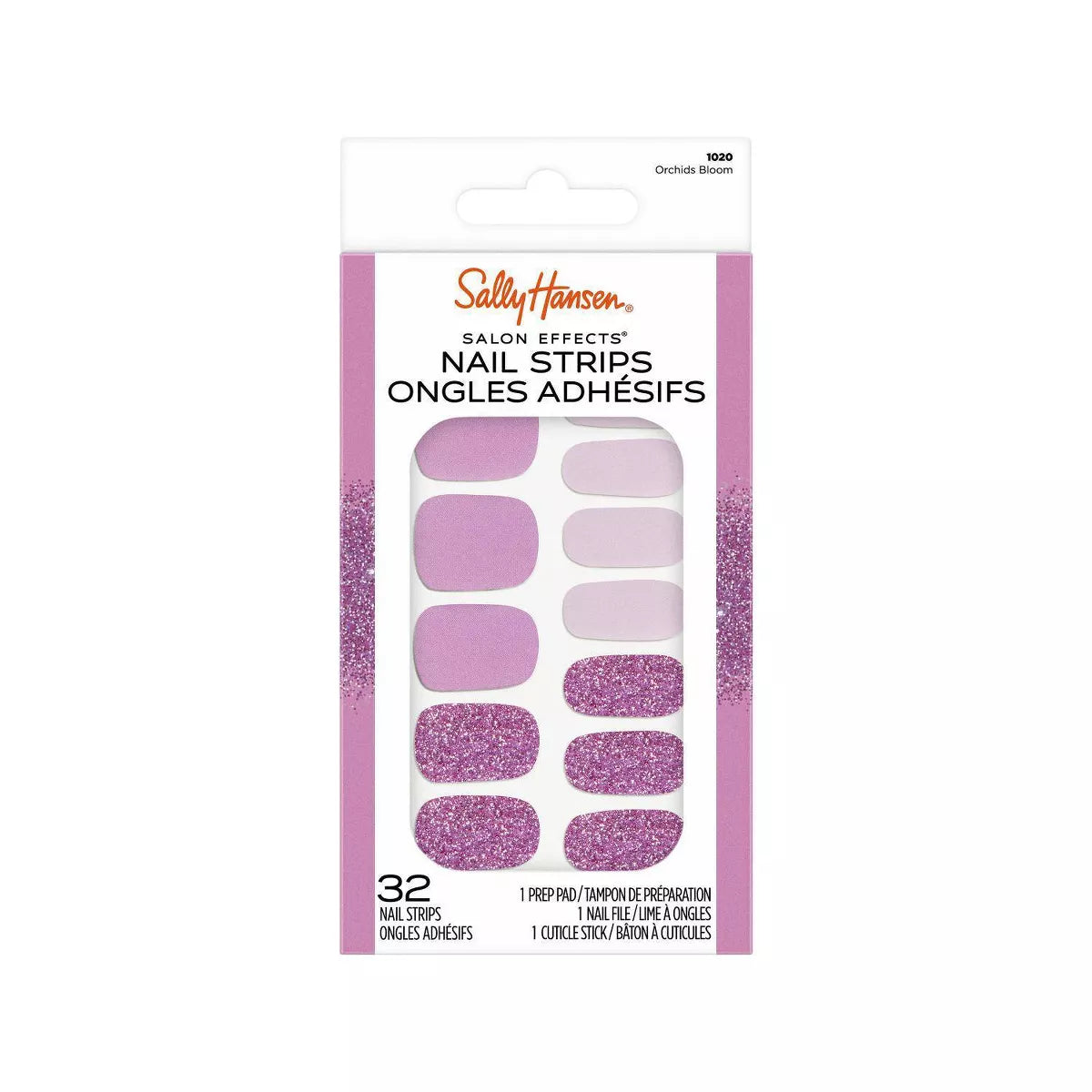 Sally Hansen Salon Effects Nail Strips Nail Polish - Orchids Bloom, 32 count-3616305712691-LR-356216-1-LR eShop