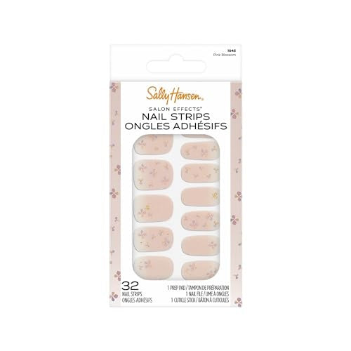 Sally Hansen Salon Effects Nail Strips Nail Polish - Pink Blossom, 32 count-3616305712554-LR-356203-1-LR eShop