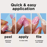Sally Hansen Salon Effects Nail Strips Nail Polish - Pink Blossom, 32 count-3616305712554-LR-356203-4-LR eShop