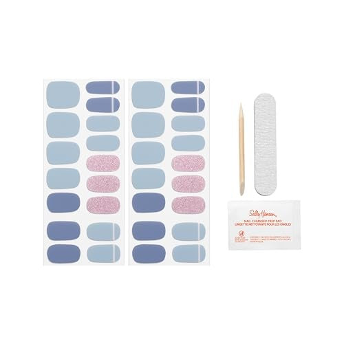 Sally Hansen Salon Effects Nail Strips Nail Polish - Powdered Sky, 32 count-3616305712639-LR-356213-2-LR eShop