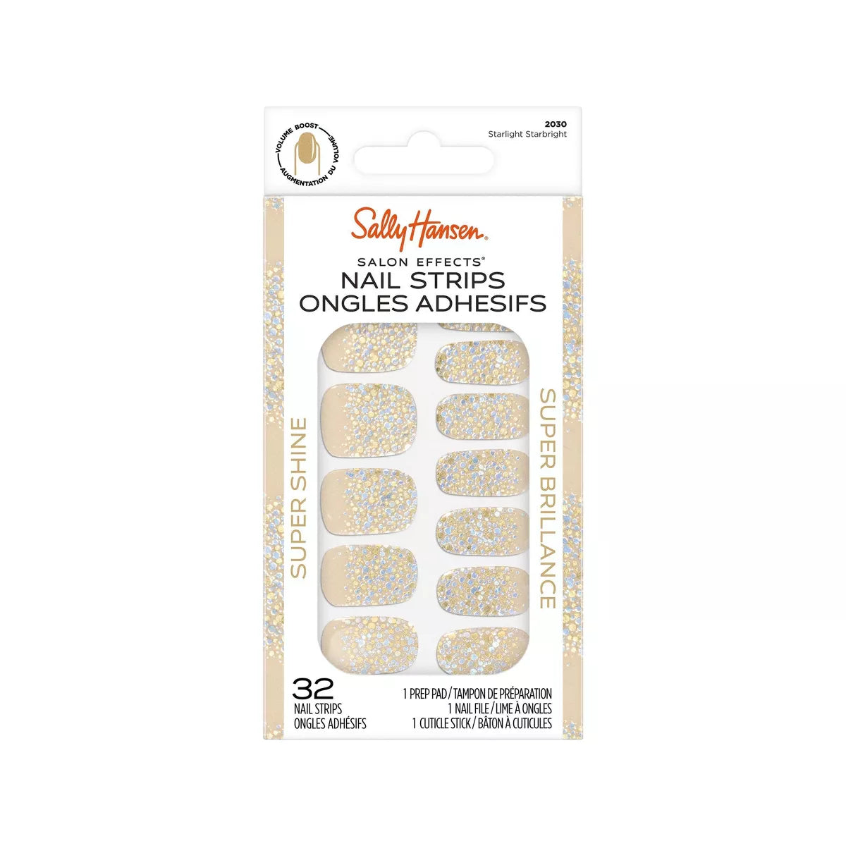 Sally Hansen Salon Effects Nail Strips Nail Polish - Starlit Burst, 32 count-3616305712653-LR-356214-1-LR eShop