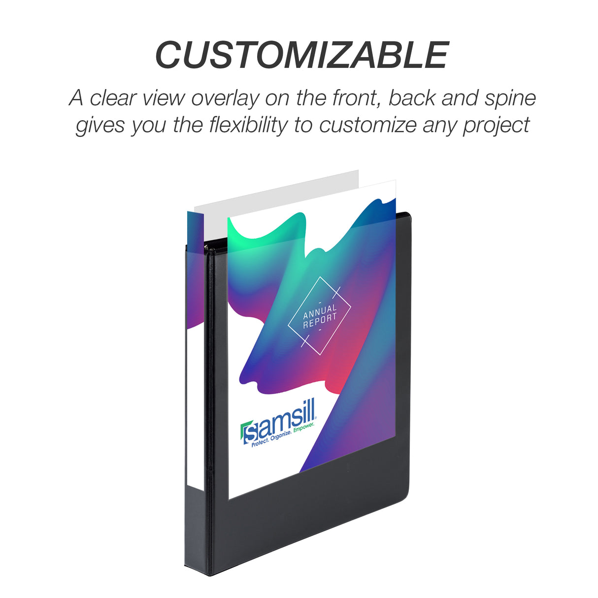 samsill Durable View Binder - Assorted Colors, 1"-050362264381-LR-348692-7-LR eShop