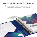 samsill Durable View Binder - Assorted Colors, 1"-050362264381-LR-348692-8-LR eShop