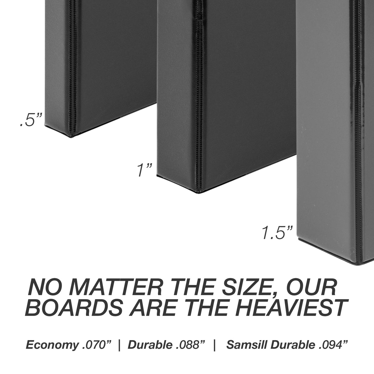 samsill Durable View Binder - Assorted Colors, 1"-050362264381-LR-348692-9-LR eShop