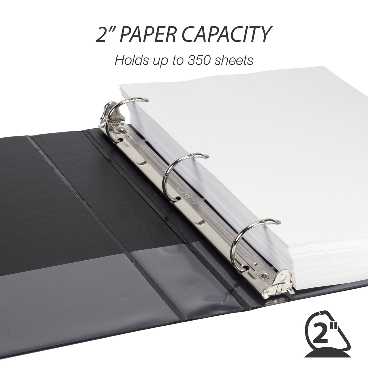 samsill Durable View Binder - Assorted Colors, 2"-050362164681-LR-348696-3-LR eShop