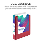 samsill Durable View Binder - Assorted Colors, 2"-050362164681-LR-348696-6-LR eShop