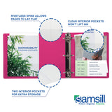 samsill Durable View Binder - Assorted Fashion Colors, 1"-050362364395-LR-348693-5-LR eShop