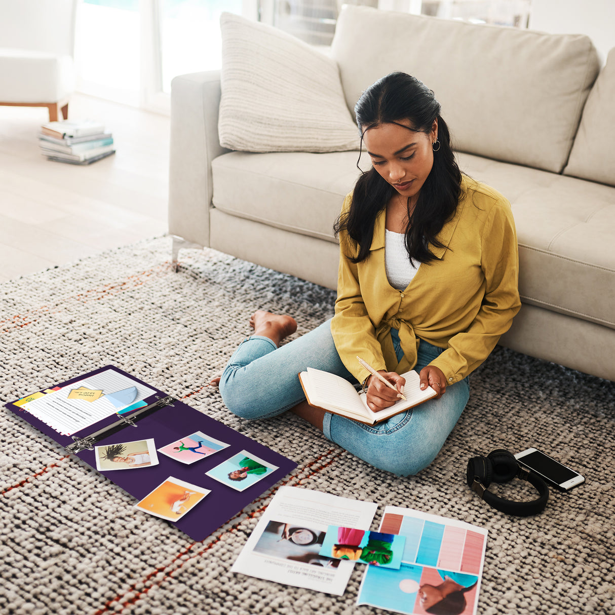 samsill Durable View Binder - Assorted Fashion Colors, 1"-050362364395-LR-348693-7-LR eShop