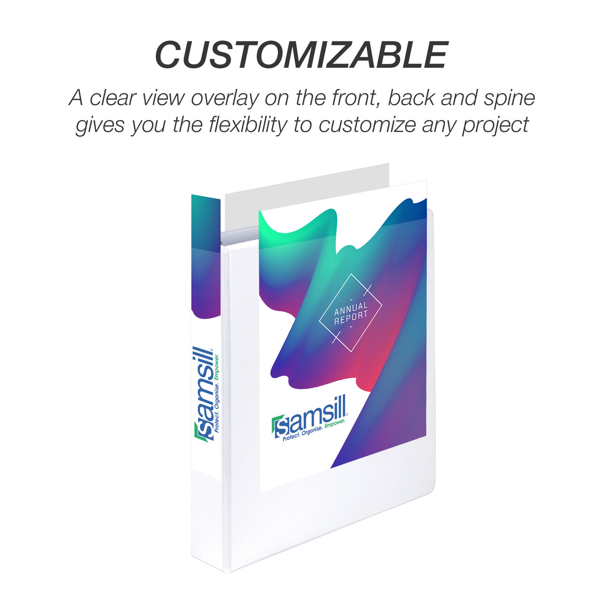 samsill Economy View Binder - Assorted Black & White, 1.5"-050362185594-LR-272616-8-LR eShop