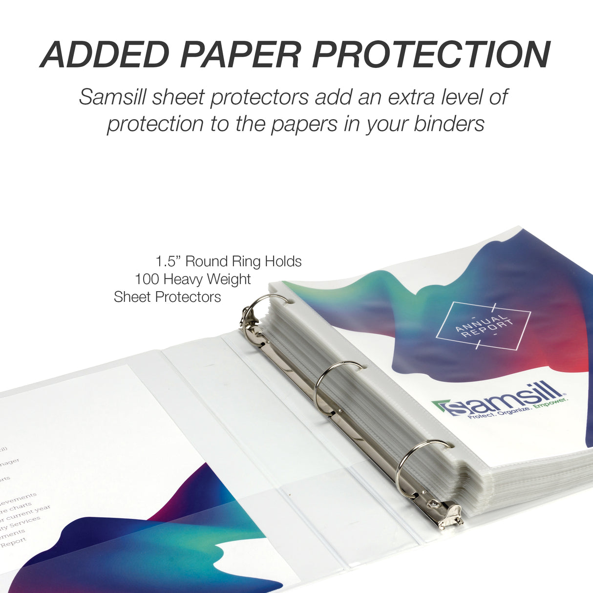 samsill Economy View Binder - Assorted Black & White, 1.5"-050362185594-LR-272616-9-LR eShop