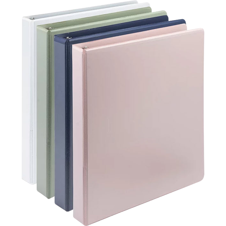 samsill Plant Based Durable Round Ring View Binder - Assorted Boho Colors, 1"-050362188397-LR-362618-1-LR eShop