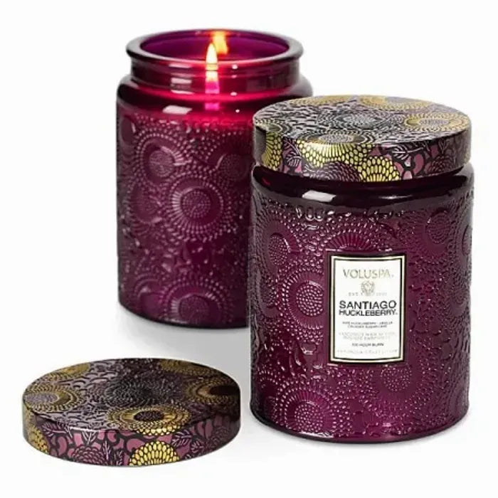 Voluspa Santiago 18oz Large Glass Jar Candle