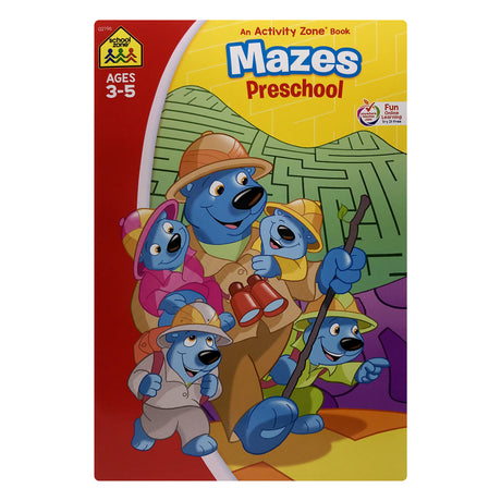 School Zone Activity Workbooks 32 Pages - Mazes Preschool Ages 4-6-076645021960-LR-166794-1-LR eShop