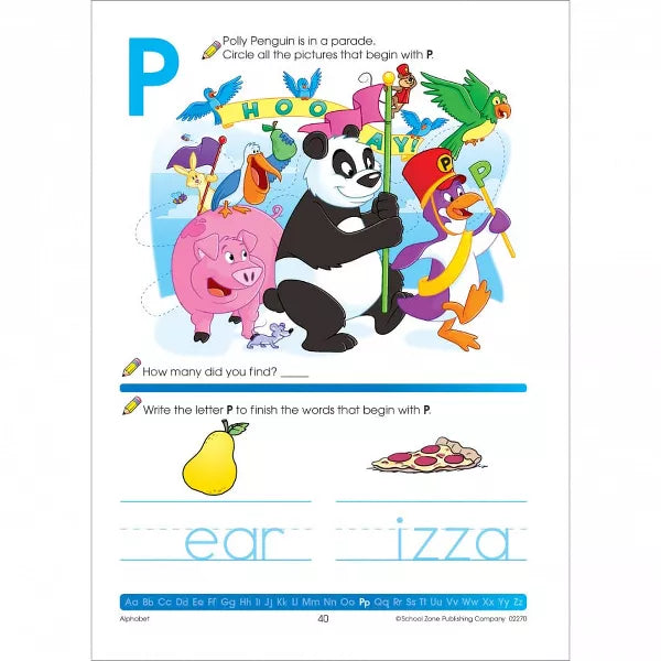 School Zone Alphabet Preschool Workbook for Ages 3-5-076645022707-LR-232954-5-LR eShop