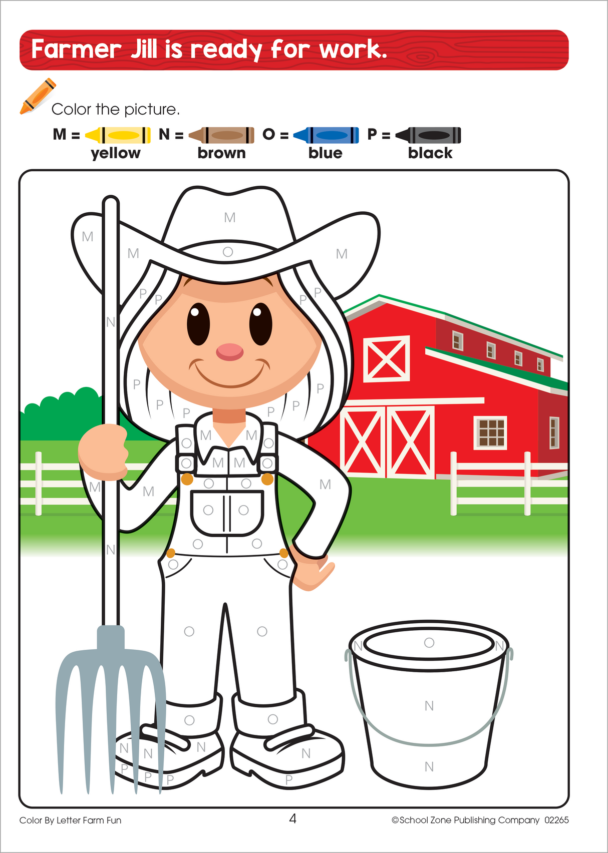School Zone Color By Letter Farm Fun Workbook-076645022653-LR-353854-3-LR eShop