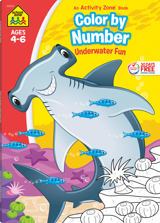 School Zone Color By Number Underwater Fun Workbook-076645022646-LR-353853-1-LR eShop