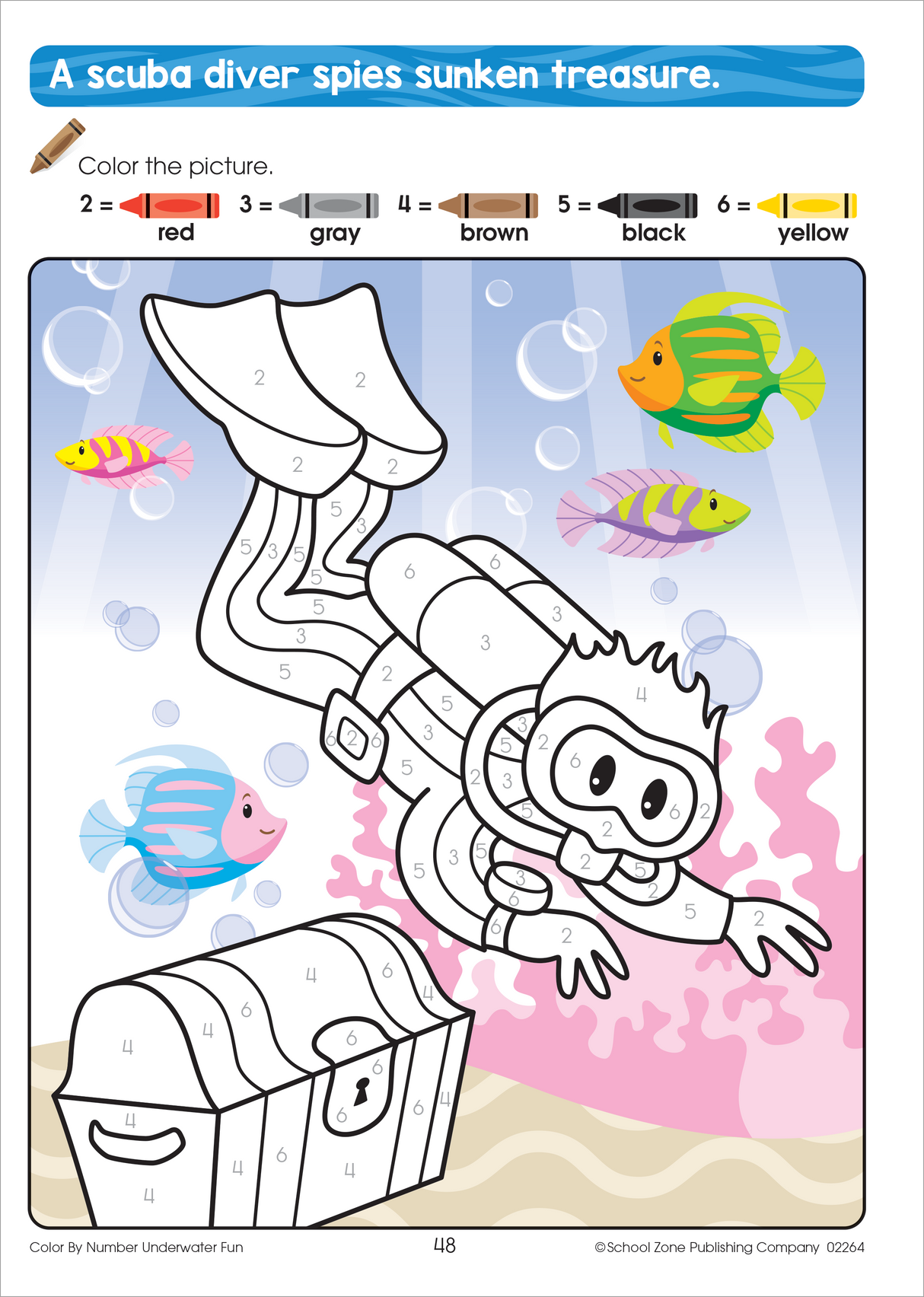 School Zone Color By Number Underwater Fun Workbook-076645022646-LR-353853-5-LR eShop